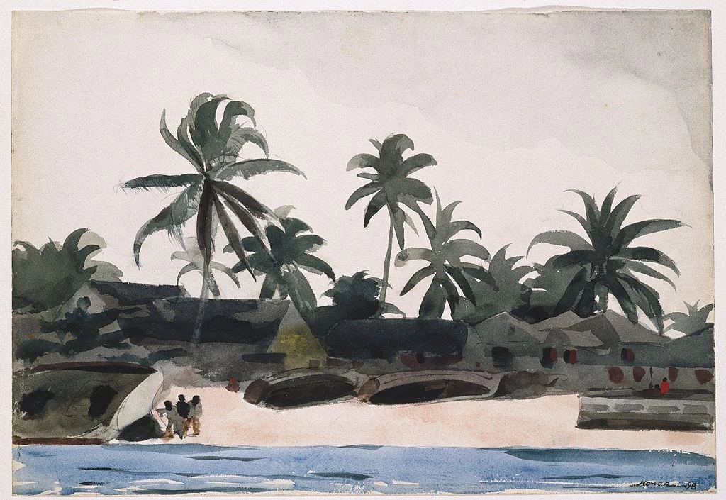 Key West, Cabine e palme dei negri (1898) - Brooklyn Museum, New York